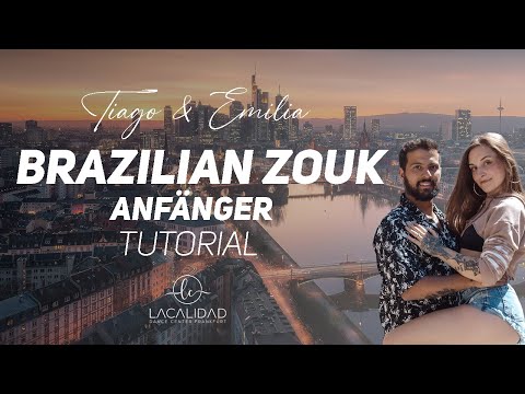 Brazilian Zouk Anfänger Tutorial | Grundschritt & Lateral | mit Tiago & Emilia (in German)
