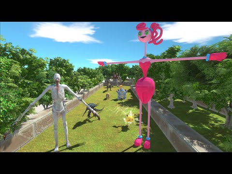 - SCP - 096 AND MOMMY LONG LEGS VS RODAN DEATH RUN - Animal Revolt Battle Simulator