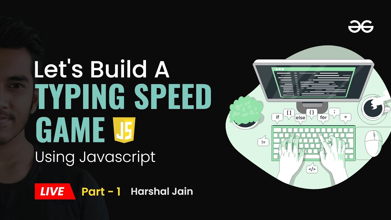 Build a Typing Speed Game using Javascript (part - 1) | Frontend JavaScript Projects