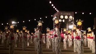 preview picture of video '山鹿灯籠祭り2014　千人灯籠踊り　よへほ節'