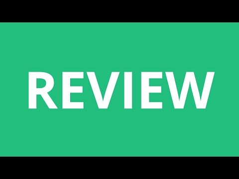 How To Pronounce Review - Pronunciation Academy