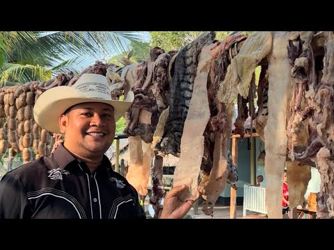 Dried meat and food from the plains countryside