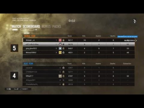 1v4 Overtime Match point