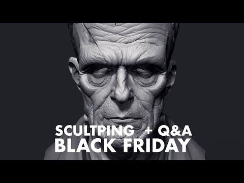 Q&A and Sculpting Stream - FlippedNormals Black Friday