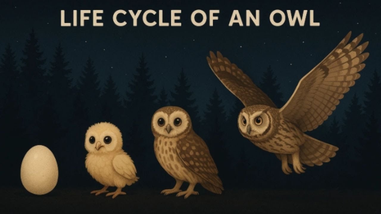 Life Cycle of an Owl | From Fluffy Chick to Silent Hunter | Amazing Owl Facts & Wildlife Documentary