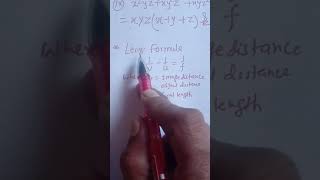 Lens formula // class 10