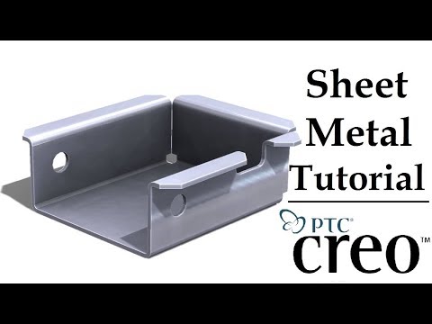Creo 3.0 Sheetmetal Advance Tutorial | Creo Beginner Tutorial 2021