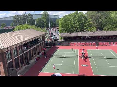 NCAA Tennis - Ethan Quinn, Phil Henning of UGA Tennis, Jan Magnus Johnson of FGCU