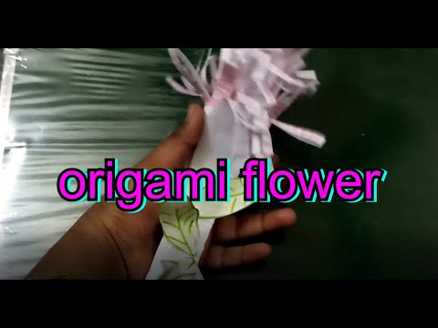 Oragami flower || Muneeba Younas
