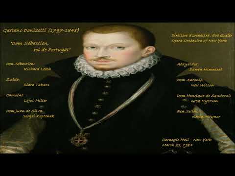 G. DONIZETTI: Dom Sébastien, roi de Portugal (NY, 1984)