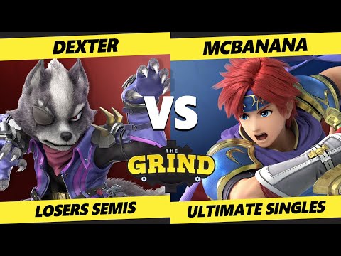 The Grind 163 Losers Semis - Dexter (Wolf) Vs. McBanana (Roy, Ike) Smash Ultimate - SSBU