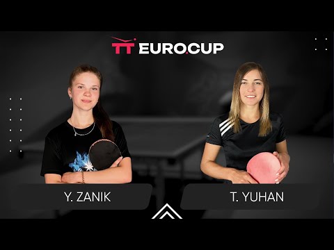 18:00 Yulianna Zanik - Tetiana Yuhan 02.12.2023 TT Euro.Cup Women Ukraine Master. TABLE 3
