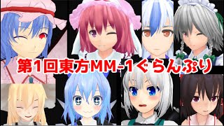 【東方MMD】第1回東方MM-1ぐらんぷり