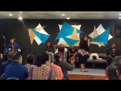 PASTORA JACKIE TAPIA * Ultimo dia del aniversario #4 del Evangelista Basilio Carmona. Junio/12/2017.