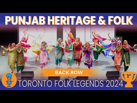 Punjab Heritage & Folk Giddha | 1st Place | Toronto Folk Legends 2024 | Back Row 4K