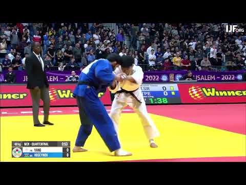 Masters 2022. 60 kg. Quarter-Final. YANG Yung Wei TPE - HUSEYNOV Karamat AZE