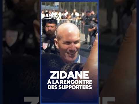 ZIDANE à la rencontre des SUPPORTERS des Bleus