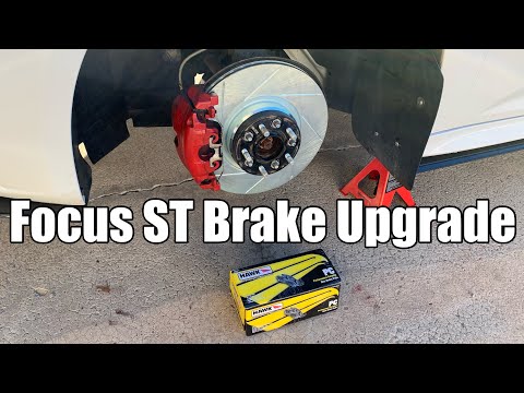 The BEST Focus ST Brake Upgrade! - R1 Concepts Slotted Rotors and Hawk Performance Ceramic Pads