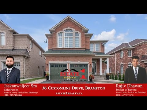36 Customline Drive, Brampton-VIRTUAL TOUR