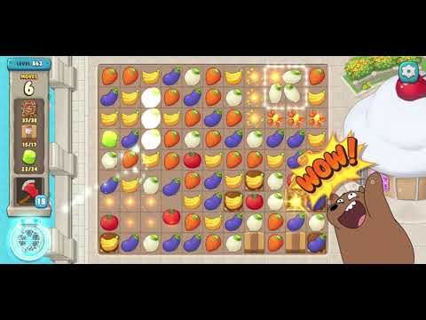 We Bare Bears Match3 Repairs Level 863 - No Boosters