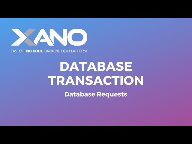 Database Transaction