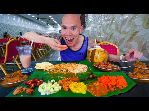 INSANE Indian Street Food Tour of Kuala Lumpur, Malaysia - BEST INDIAN BANANA LEAF + CLAYPOT RICE!