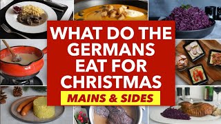 German Christmas Food Traditions - German Christmas Dinner Menu