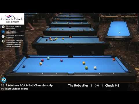 The Robusties vs Check M8 - 2018 Western BCA 9-Ball