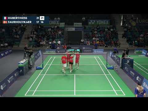 Match point - Hubert / Hess vs Faurholt / Kjær - XD, Final - European U15 C'ships 2024