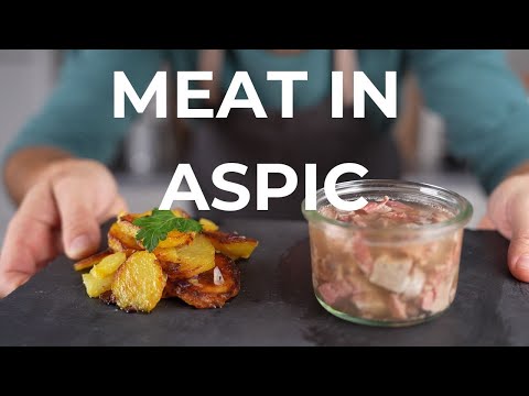 Make Meat in aspic yourself - tasty and easy
