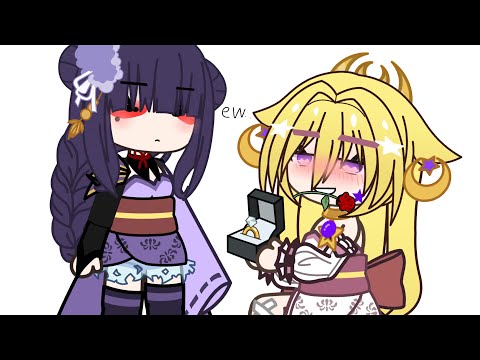 She loves her way too much￼😟 [ genshin impact ] [ miko x ei ] [ kazuha x scara ]