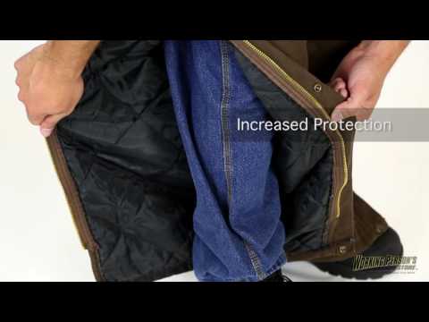 Berne Men's Original Washed B377 Insulated Bib Overalls