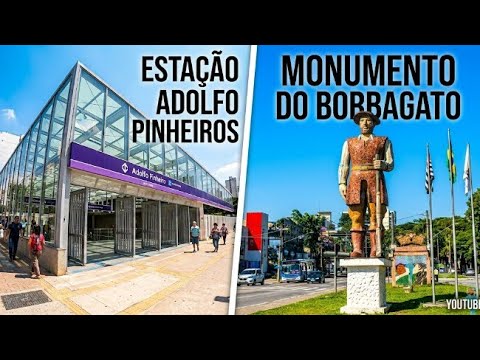 TOUR COMPLETO: DA ESTAÇÃO ADOLFO PINHEIRO AO MONUMENTO DO BORBA GATO | LINHA 5-LILÁS