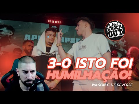 Possessivo reage a WILSON G VS REVERSE | LIGA KNOCK OUT | APOCALIPSE 4