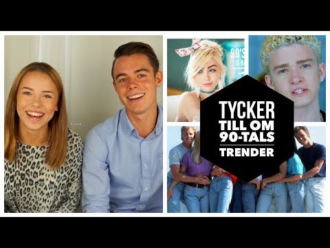 Vad tycker VI om populära 90-tals trender? | Med Emil