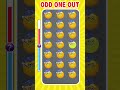 Find The Odd One Out | Emoji Quiz | Easy #23 | Odd emoji out🤒💊💉#shorts #emojichallenge #brainteasers