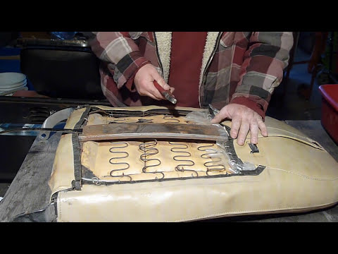 REMOVING CORVETTE SEAT UPHOLSTERY