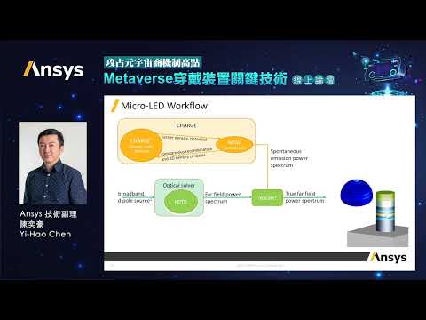 Metaverse穿戴裝置關鍵技術線上論壇─Ansys