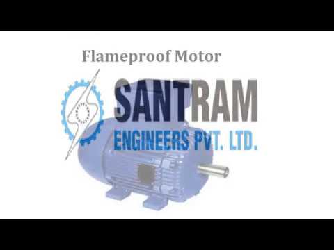 Flameproof electric motors