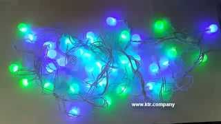 ไฟหัวเชอร์รี่ LED 60 ดวง แบบด้าน มี IC