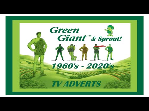GREEN GIANT TV Commercials 1960 to 2020 also starring Sprout! Ho Ho Ho! | TV Advert Compilation
