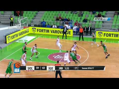 ABA liga: Union Olimpija - Igokea (02.01.2017.)