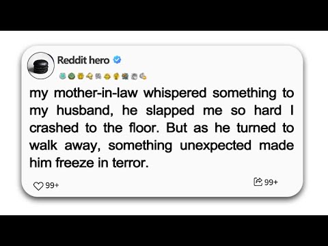 （Full Story）my mother-in-law whispered something to my husband, he slapped me so hard I crashed to…