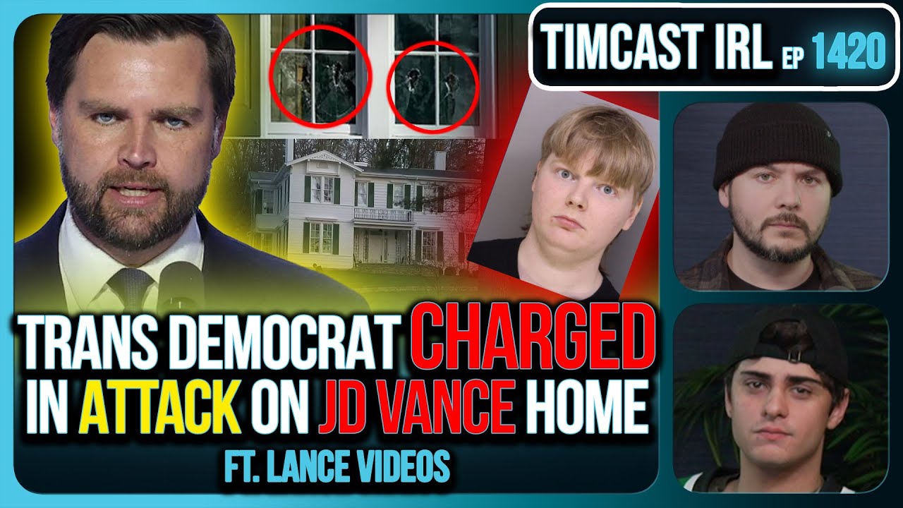 Trans Democrat Arrested Over ATTACK On JD Vance's Home | Timcast IRL