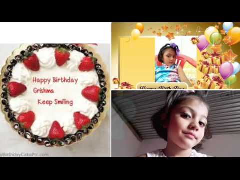 Happy birthday to you dear Grishma