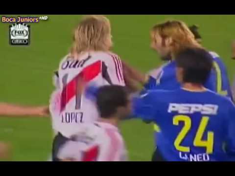 Pelea Boca - River Libertadores 2004