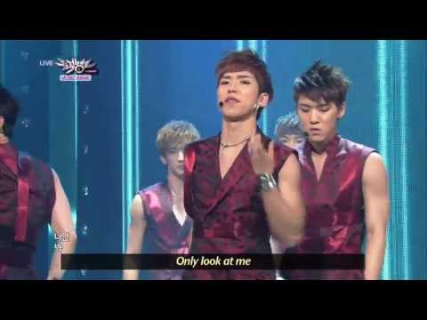 100% - Want U Back (2013.06.15) [Music Bank w/ Eng Lyrics]
