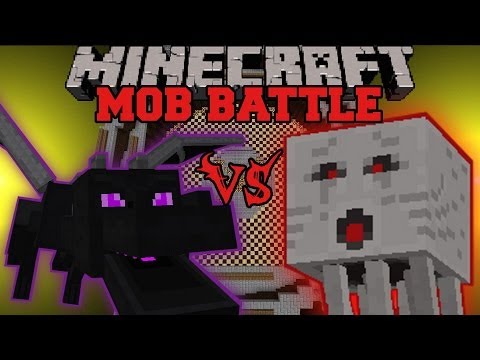 PopularMMOs - ENDER DRAGON VS GHAST - Minecraft Mob Battles - Arena Battle