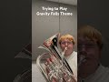 Gravity Falls Theme On Euphonium