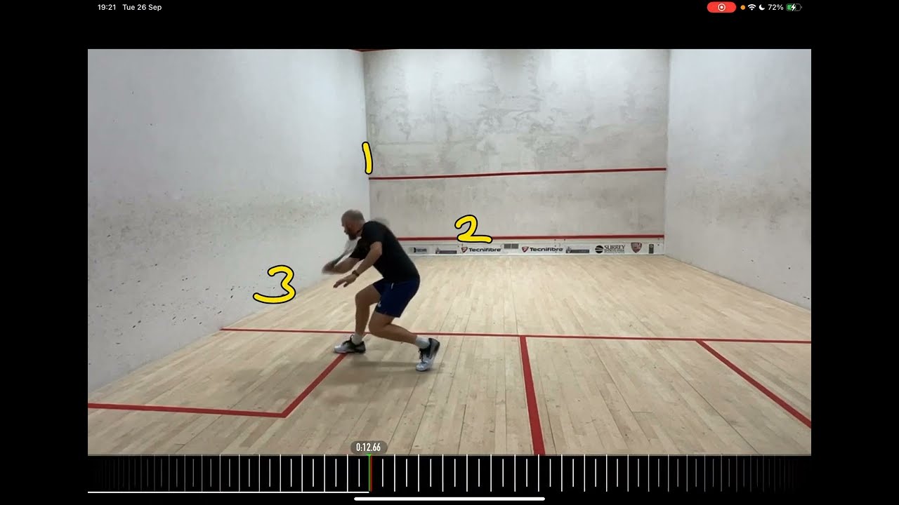 Squash Tips: Backhand under pressure short swing
